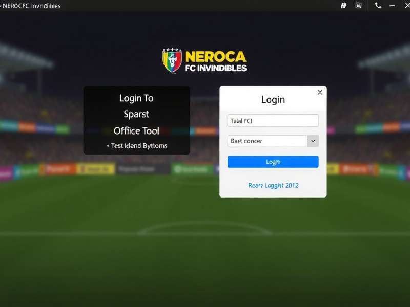 NEROCA FC Invincibles Login Options NEROCA FC Invincibles login screen showing various login options